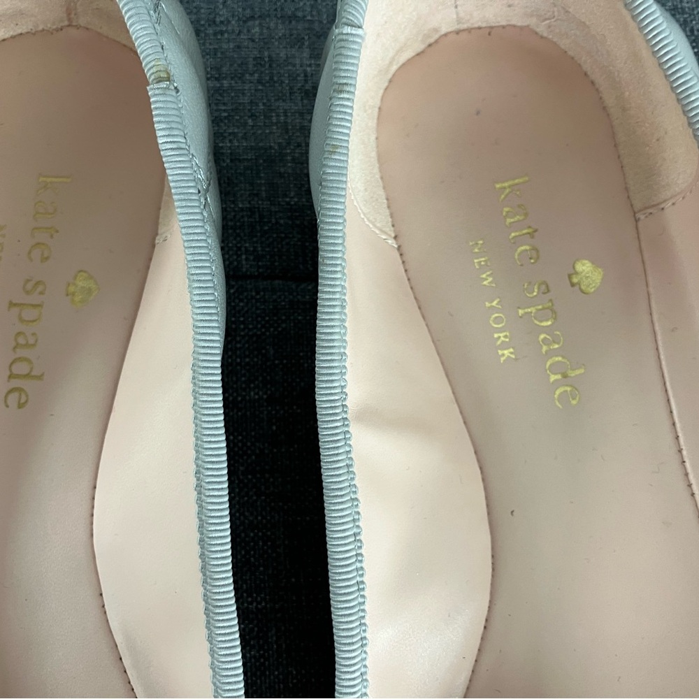 Kate Spade Taupe Quilted Ballet Flats - Picture 3 of 3